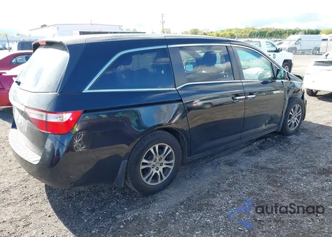 2013 Honda Odyssey Ex z USA, uszkodzony, nr VIN 5FNRL5H4XDB025532